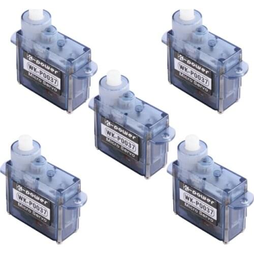 5PCS K-power P0037 Analog Servo 3.7g / 0.85kg-cm Plastic Gear Coreless servo Mini/Micro Servo for RC Airplane
