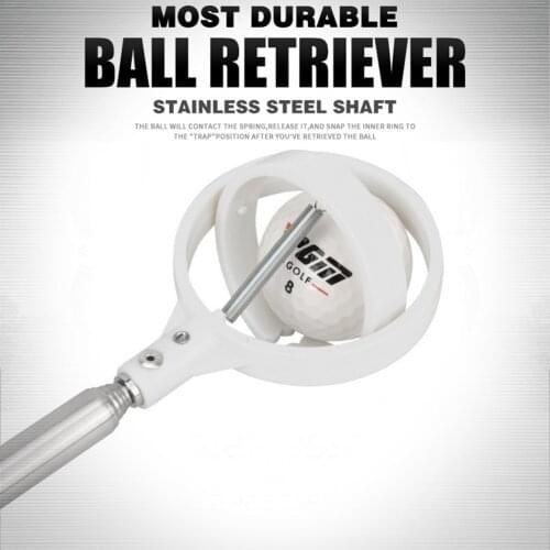8 Sections Golf Ball Retriever Telescopic Golf Ball Extandable Picker Tools Portable Outdoor Training Accessories