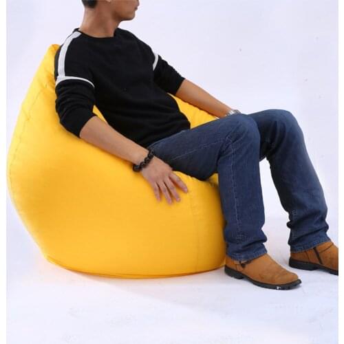 Sofa Cover Unfilled Lounge Bean Bag Home Soft Lazy Sofa Cozy Single Chair Durable Furniture Couch Cover Sofa Towel 60*65cm