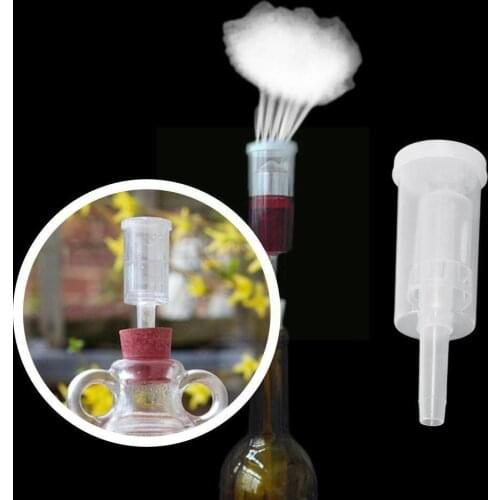 1 PCS Homebrew Beer Cylinder Fermentor Air Lock One Valve Wine Making Way Check For Beer Exhaust Sealed Fermentation Water R3B2