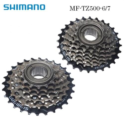 SHIMANO MTB Bicycle Transmission Parts MF-TZ500-6/7 Cassette Bike Freewheel Cassettes Speed Bike 14-28T