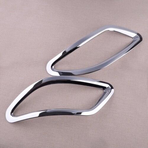 2X Chrome Car Rear Fog Lampshade Cover Trim fit for Lexus RX270 RX350 RX450 2010 2011 2012 2013 2014 2015