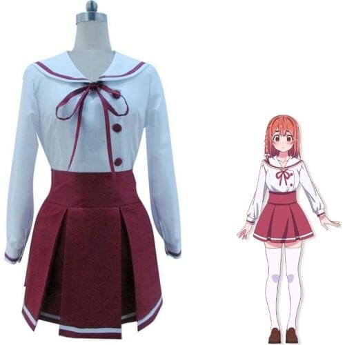 Anime Rent A Girlfriend Kanojo Okarishim Ichinose Chizuru Sakurasawa Sumi Mizuhara Chizuru Cosplay Costume Uniform Set Wig