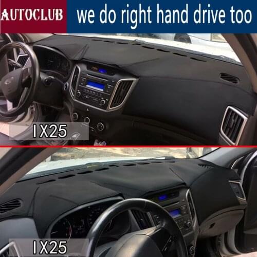 For Hyundai Creta Ix25 2014 2015 2016 2016 2017 2018 Leather Dashmat Dashboard Cover Car Dash Mat SunShade Carpet accessories