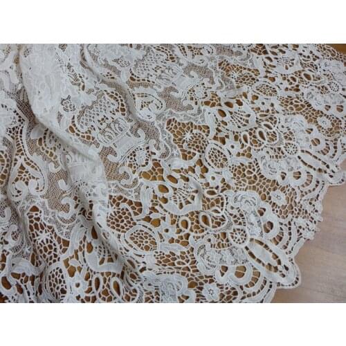 Veintage Embroidery Lace Fabric for wedding gown fabric bridal dress fabric by the yard 2019 new