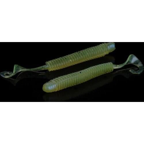 WALK FISH 6CM 8CM 10CM Spiral long tail soft lure Shrimp odor With salt Wobbler Bass Carp tackle Artificial Silicone Bait Pesca