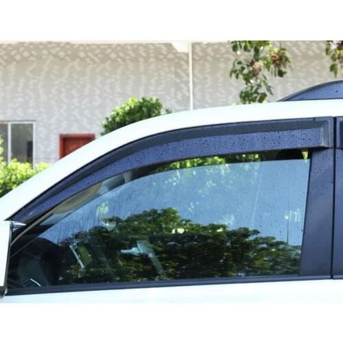 Brand New For TOYOTA Prado 2010-2018 ABS Chrome Car Sunny Rain Window Eyebrow Eyebrow Cover Trims Car Styling Auto Accessories