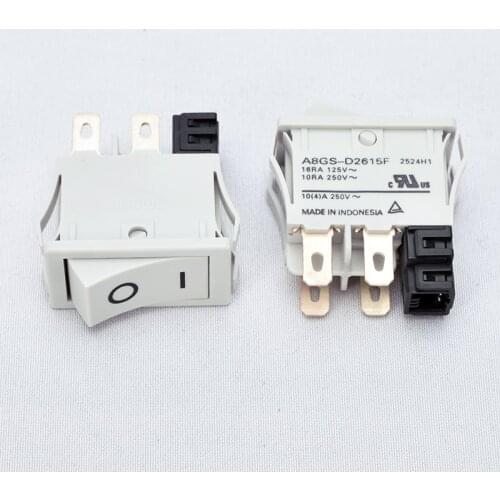 OMRON Safety ship type switch 10A 250V rocker power switch with overload current inductance protection For high-end audio