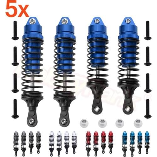 20pcs Aluminum Front & Rear Assembled Shock Absorber Springs Upgrade Parts For 1/10 Traxxas Slash 4x4 2wd RC Car Hop-Up