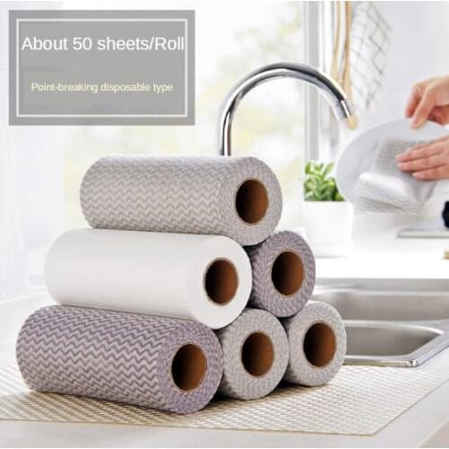 Kitchen towel cleaning dish cleaning cloth oil free disposable dishcloth water absorbent non-woven decontamination cloth towel