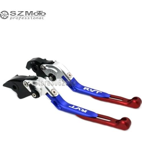 For HONDA RVT RVT1000 SP-1/SP-2 2000-2006 2005 2004 Motorcycle Folding Extendable Adjustable Brakes Clutch Levers With LOGO CNC