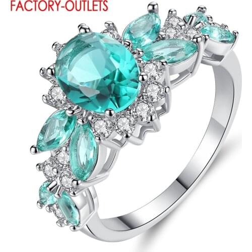 High Quality Sparkling CZ Finger Rings Original 925 Sterling Silver Ring For Women Shiny Female Fashion Jewelry Drop Shipping