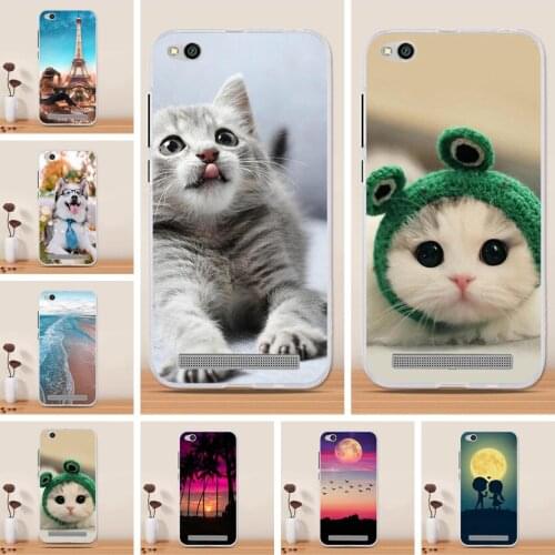 Case For Xiaomi Redmi 5A Case Silicone Coque for Xiaomi Redmi 5A Cover Cat Protective Capa Fundas for Xiaomi Redmi 5A Phone Case