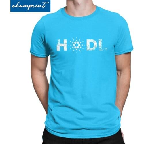 Cardano Hodl T-Shirts for Men Women ADA Crypto Coin Cryptocurrency Awesome Cotton Tee Shirt Round Neck T Shirts Classic Clothing