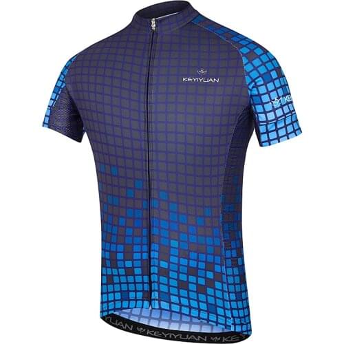 KEYIYUAN mountain bike riding jacket mens team jersey man breathable short-sleeved summer outdoor sports team T clothes