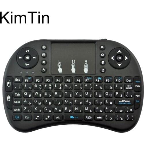 Mini 2.4G Wireless Keyboard with Touchpad For H96 MAX Andriod 8.1 TV Box, Remote Control For H96 Pro Android BOX, Free ship