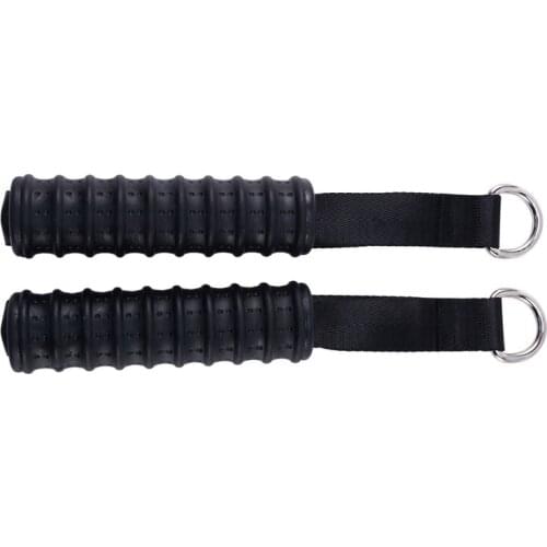 Non-Slip Exercise Handles Pull Handles Resistance Bands Foam Grip Replacement Fitness Strength Training Equipment
