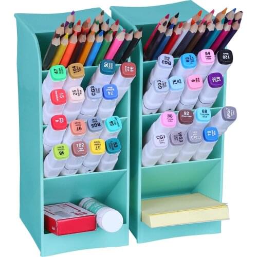 Desk Organizer High Capacity Pen Holder Desktop Storage Makeup Brushes Caddy for Office School Home Supplies Big Pencil Storage