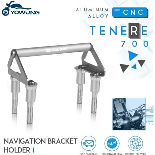 For Yamaha TENERE-700 2019 2020 2021 Motorcycle Mobile Phone Holder navigation bracket Parts TENERE700 2019 2020 2021 Accessorie