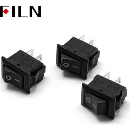 15x10mm mini rocker switch 3A 250V 2 pins on -off mini power rocker switches