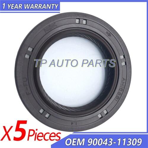 5 Pieces Auto Spare Engine Parts Oil Seal OEM 90043-11309 9004311309 AH16881 Compatible With Hyundai