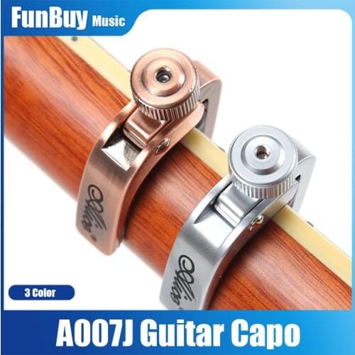 A007J Adjustable Roller Metal Guitar Capo Clamp for Acoustic Electric Guitar Gold/Copper/Bronze Drop Shipping