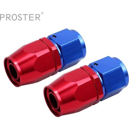 AUTOUTLET 2PCS for AN -10 (AN10 AN 10) STRAIGHT for Fast Flow Hose Fitting Fast Flow Oil Fuel Hose Fitting Adaptor