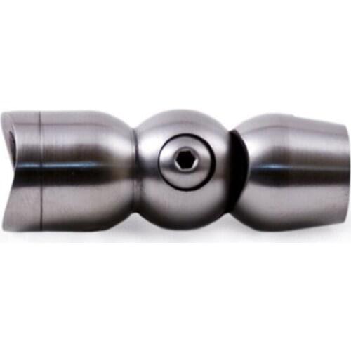 Freeshipping SUS 304# Pivotable Round Bar Connector For Round Newel Post