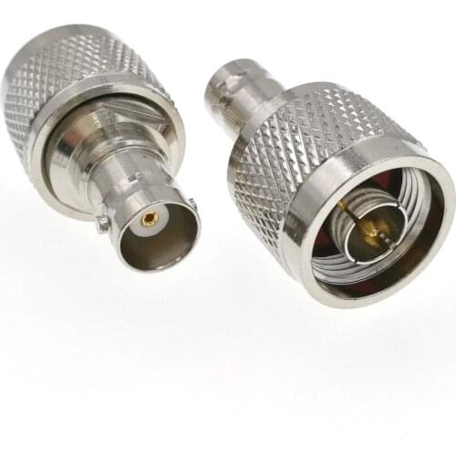 BNC Female Jack To N Male Plug Straight RF Connector Adapter