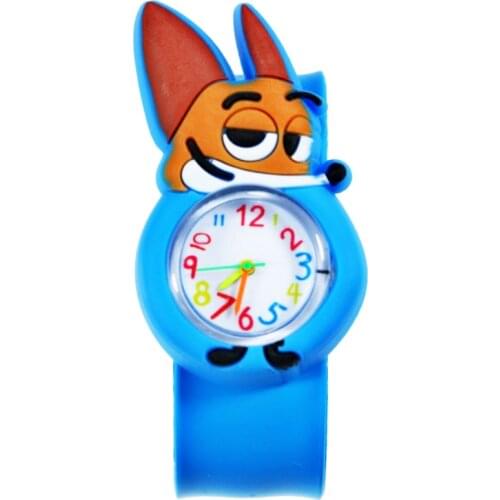 3D Flamingo Fox Cartoon Children Watch Kids Watches Silicone Strap Fashion Child Digital Quartz Wristwatch Baby Birthday Gifts
