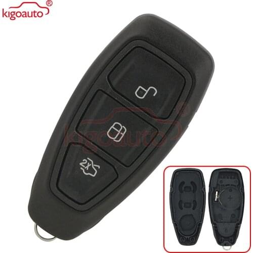Kigoauto KR55WK48801 Smart key case 3 button for Ford Kuga Fiesta Focus 2008 2010 2012
