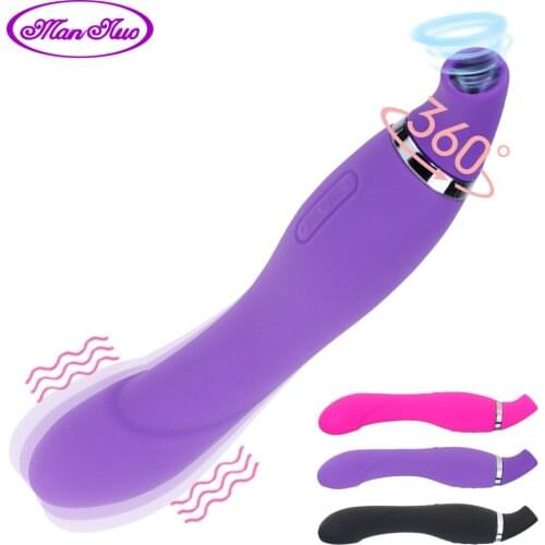 Clit Sucker 10 Suction Modes Double Vibrator Oral Licking Dildo Vibrator Sex Toys for Women Clitoris Stimulator Nipple Sucker