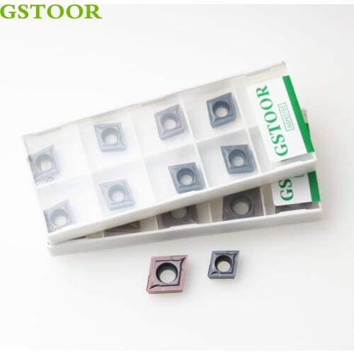 10PCS CCMT120404 CCMT120408 GM9030 GM9130 CNC Lathe Turning Tools Internal Carbide Inserts Cutter Metal For Stainless Steel