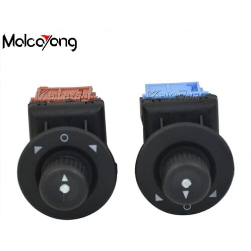 Brown/Blue Connector New Electric Rearview Mirror Control Switch Button 6545.KS 6545KS For Citroen C3 11Pin