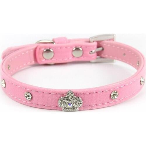 Legendog Bling Alloy Puppy Dog Collars Personalized Small Pet Collar Adjustable Breathable Alloy Buckle Handmade Pet Accessories