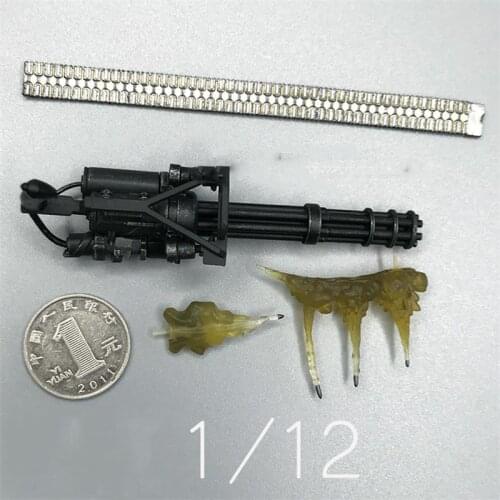 1/12 Scale Soldiers Toys Of Mezcoes Ant 6 Inch Commoner American Drama Punisher Weapon Gatling For Collection