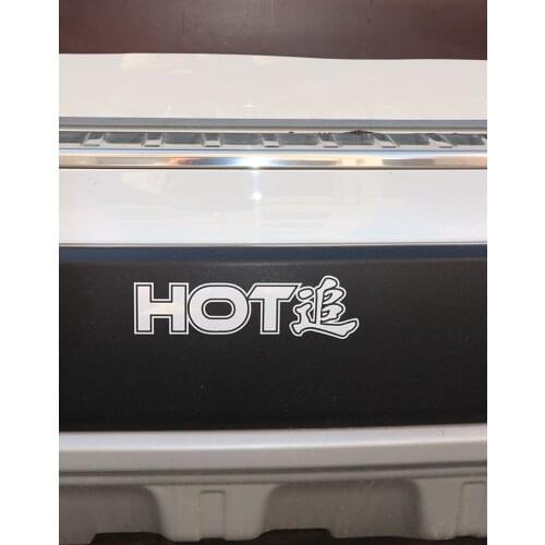 ZTTZDY 16CM*4.5CM Fashion Vinyl HOT Motorcycle Car Sticker Decal Black Silver ZJ2-0051