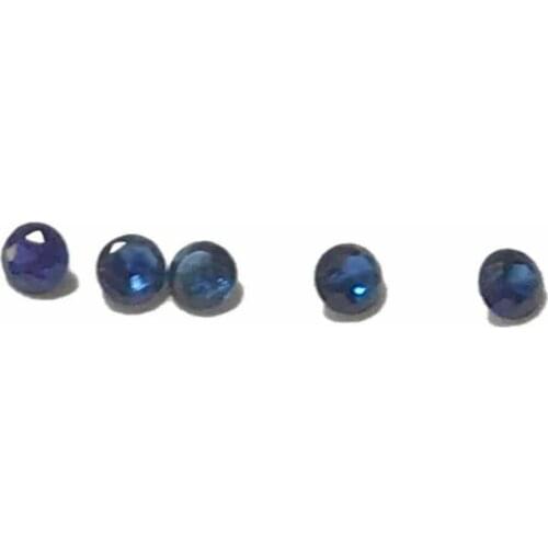 Natural Sapphire loose beads for jewelry making round cut,bright and clean DYI mian stone