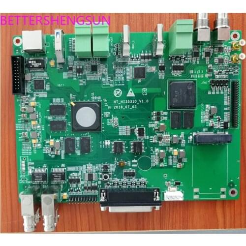 H.265 audio and video communication board Hi3531D+XC7A75T image xilinx fpga development board