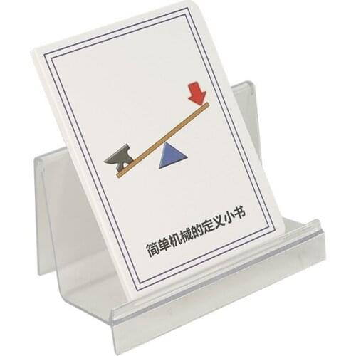 Montessori Language Materials Stand for Brochure/ Pictures Spare Items for Culture& Science Area