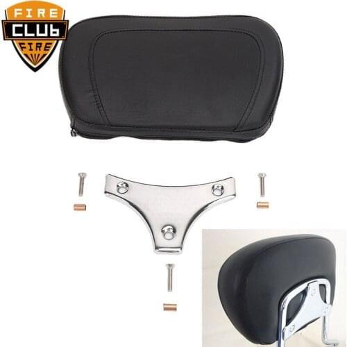Sissy Bar Detachable Passenger Backrest Pad Models Black&Chrome Motorcycle for Harley Touring FLHRC FLHR FLHX 1997-14 15 16 17