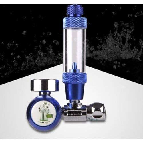 Aquariums System CO2 Regulator Check Valves Non-return Bubble Counter CO2 Gauge Display Plant Fish Tank Accessory