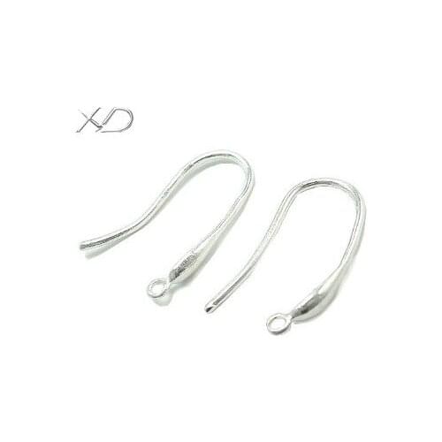 Worth Buying Real Silver Earring Jewelry 9x19.5mm Genuine Silver 925 Earrings Hooks Accessories