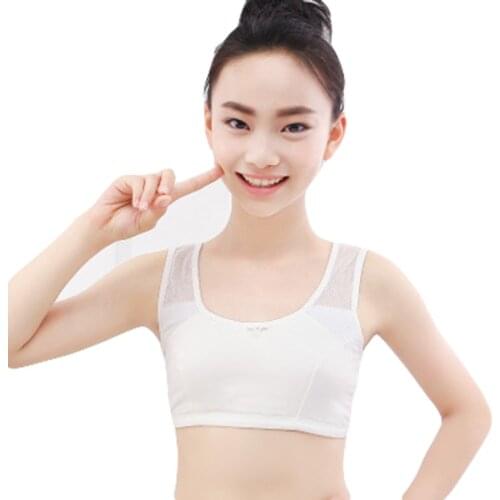 Training bra 2020 teen bra soft cotton girls underwear 10-15 young teenager tops vest puberty clothing 2 piece