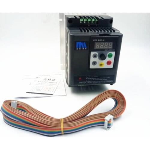 Lathe Universal VFD 1.5KW Inverter 2HP 1Ph 220V Speed Control 7A 500Hz Variable-frequency Drive for 3 Phase Asynchronous Motor