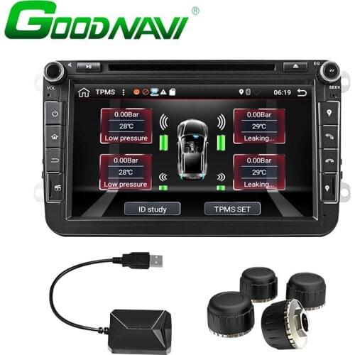 USB port TPMS tire pressure monitor for android car DVD player/plug and play tire pressure monitoring system with touch control