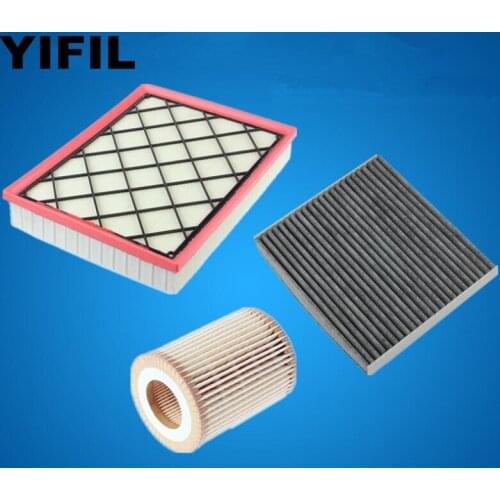 3PCS/SET Air Filter+Oil Filter+Cabin Filter For Ford Everest Diesel 2016 2017,PX Ranger 2011