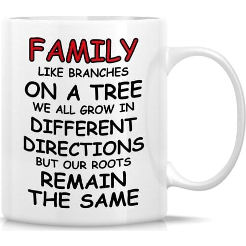 Funny Mug Family Like Branches on A Tree 11 Oz Ceramic Coffee Mug
