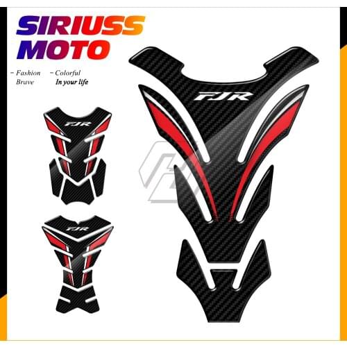 3D Carbon-look Motorcycle Tank Pad Protector Case for Yamaha FJR 1300 FJR1300 A/AS/ABS