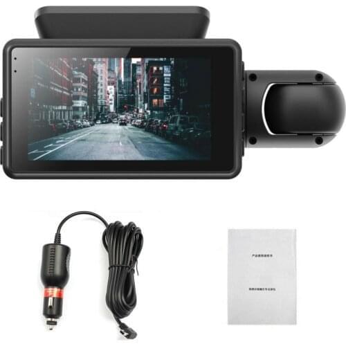 1080P Car DVR FHD Video Recorder Dash Cam Hidden Dual Recorder DashCam Recorder Night Vision Parking G-sensor Dash Camera